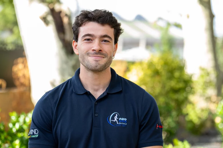 Portrait de Romain Chambellant, kinésithérapeute au CKS Gerland
