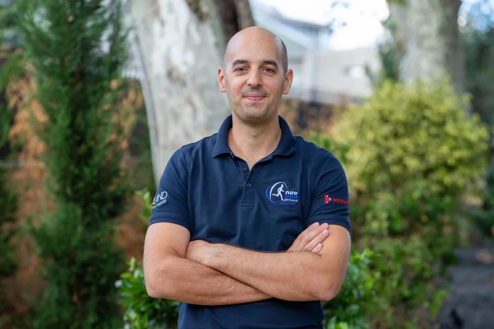 Portrait de Romain Miniot, kinésithérapeute au CKS Gerland